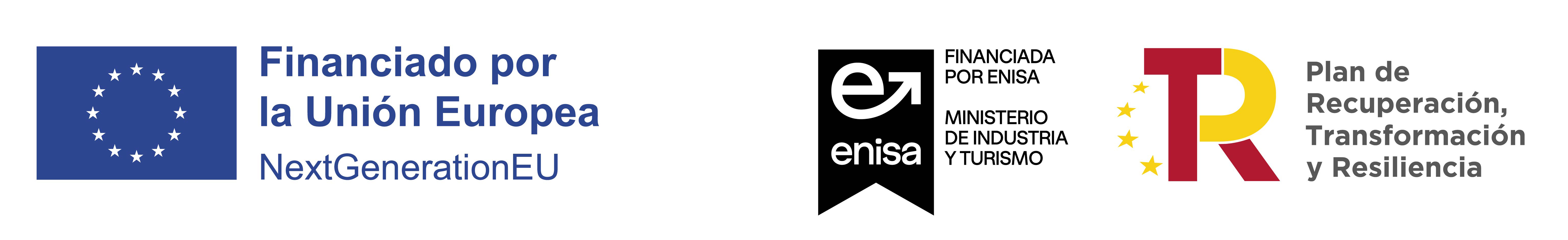 Financiado por la Unión Europea, ENISA y Plan de Recuperación, Transformación y Resiliencia
